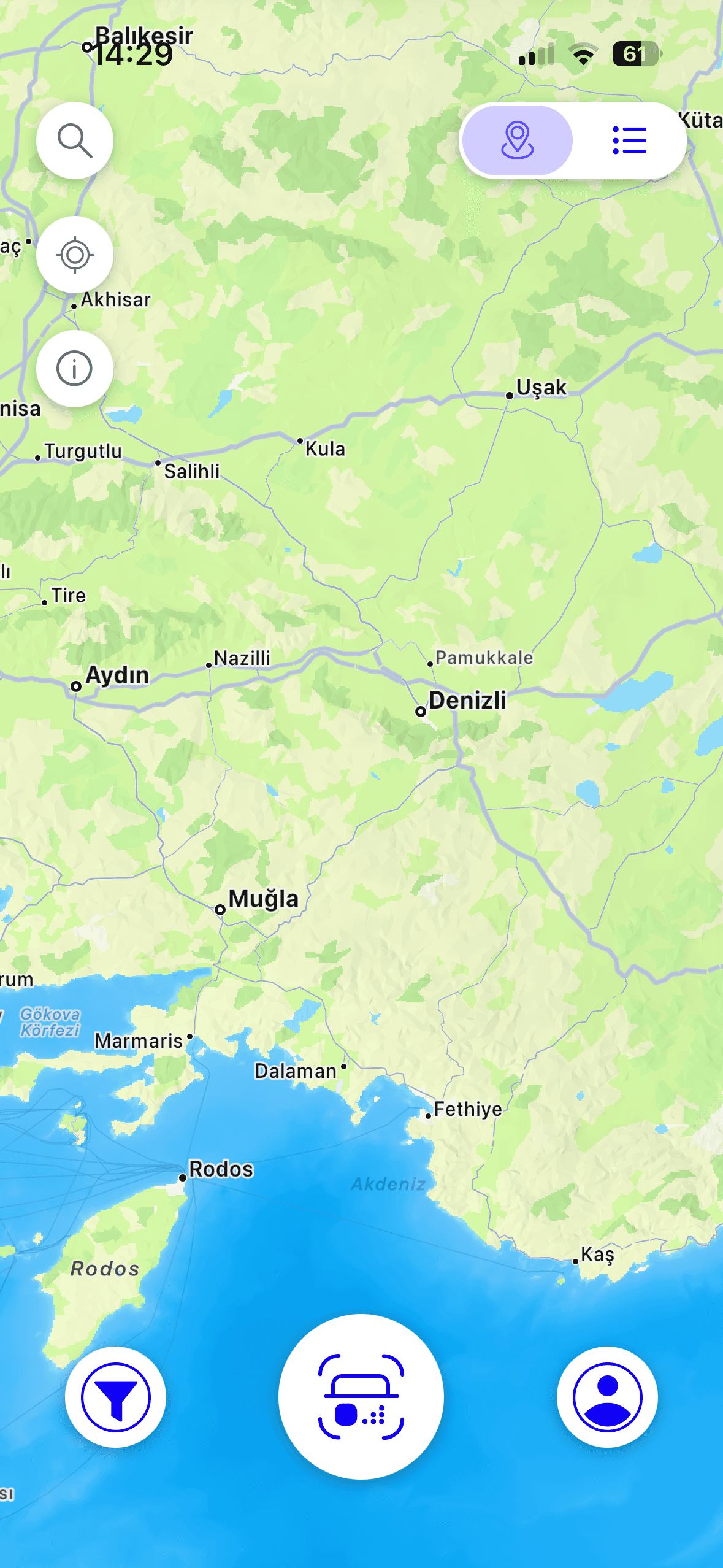 Electroop V1 map overview screen